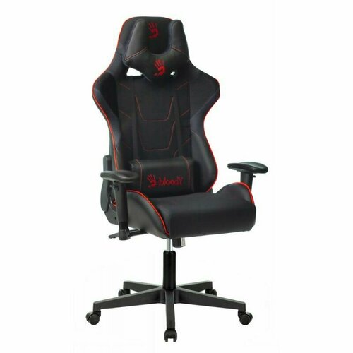 Кресло A4Tech Bloody GC-400 ткань, черный/красный