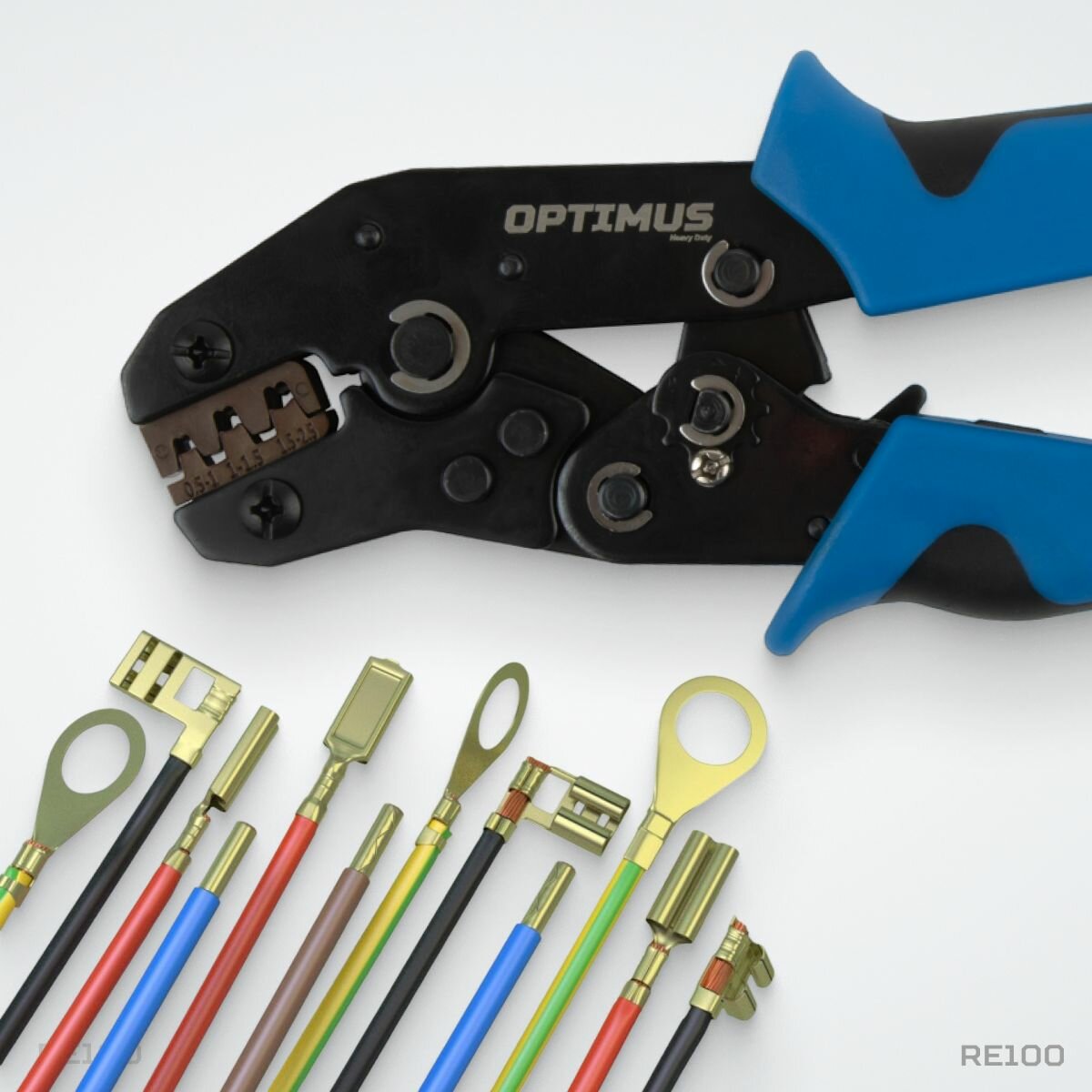 Кримпер для обжима электрокабеля OPTIMUS HD RE100 — фото 4
