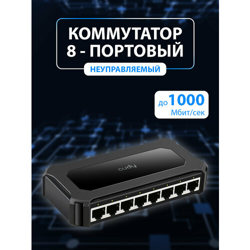 Коммутатор CUDY GS108D 189000₽