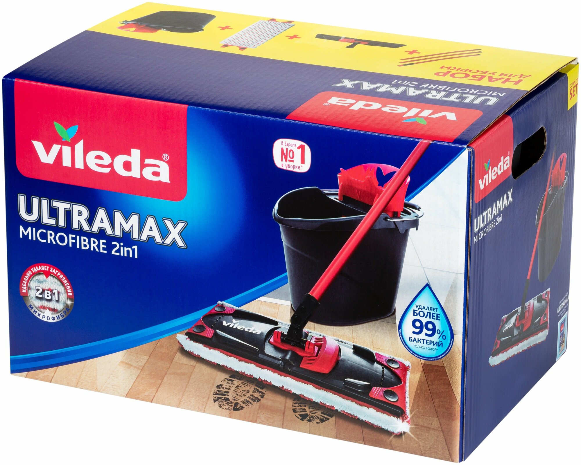 Набор Vileda ultramax microfibre 2 в 1