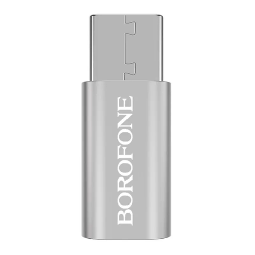 Переходник/адаптер OTG BOROFONE (MicroUSB - Type-C) otg переходник usb 3 0 мама вход на micro usb папа выход g 08