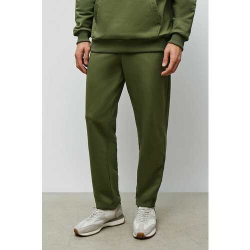 Брюки джоггеры Baon, размер 52, зеленый брюки baon размер 52 зеленый