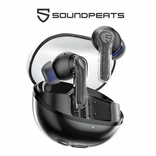 Наушники беспроводные , SoundPeats Clear, черные, Bluetooth 5,3