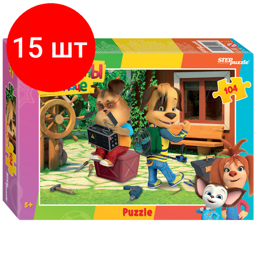 3d пазл step puzzle принцессы египта 98125 240 дет 15 см Комплект 15 шт, Пазл 104 эл. Step Puzzle Мельница. Барбоскины на даче