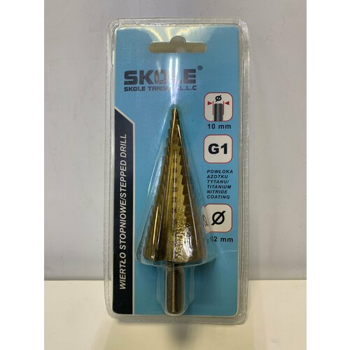 Сверло ступенчатое по металлу 4х32, шаг 2мм