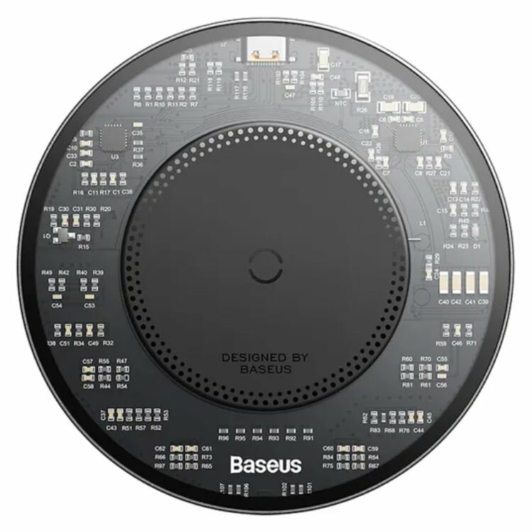 Беспроводное зарядное устройство Baseus Simple 2 Wireless Charger 15W Cluster (CCJJ050001), черный
