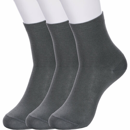 Носки Conte 3 пары, размер 16, серый носки conte 3 пары размер 16 синий серый