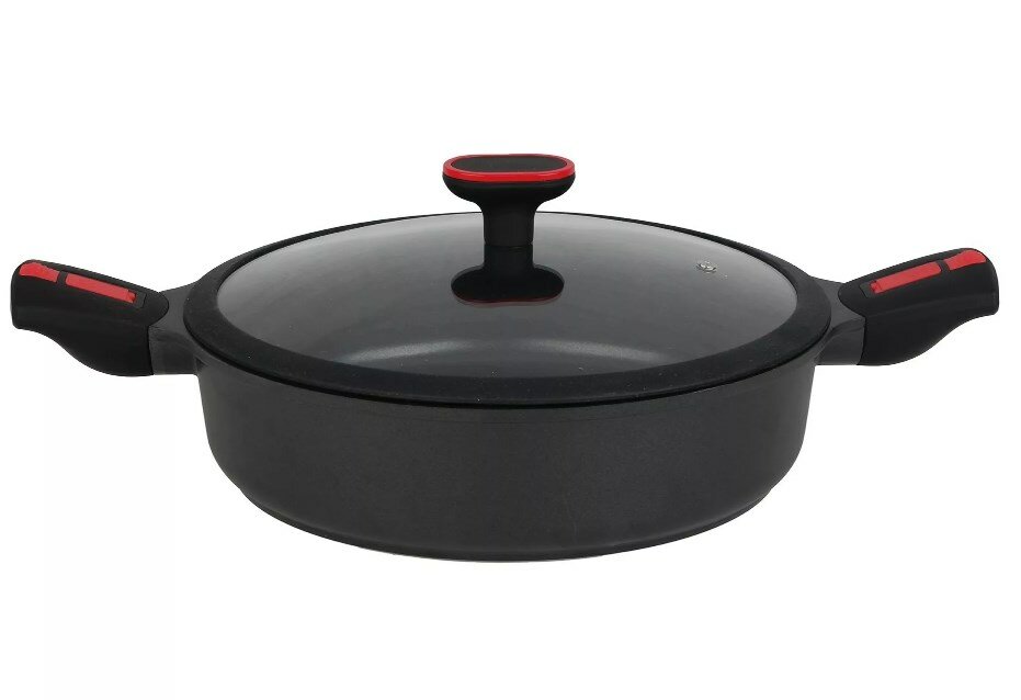 фото Сотейник 4,1л с крышкой 28см ECLIPSE Алюминий 820-005 118-820-005