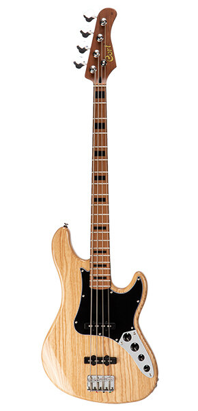 GB Series Бас-гитара, цвет натуральный, с чехлом, Cort GB64JJ-WBAG-NAT