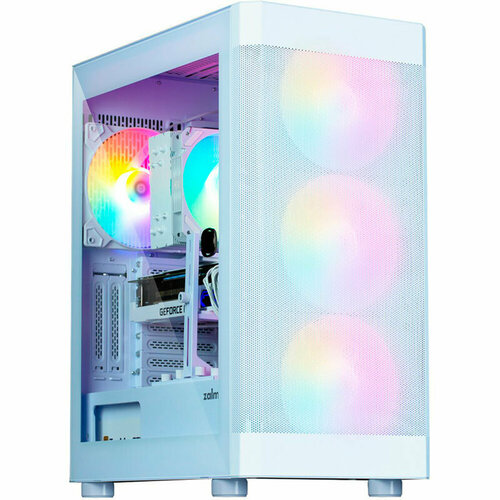 Корпус Zalman Miditower i4 TG White без БП корпус atx zalman z8 tg без бп чёрный