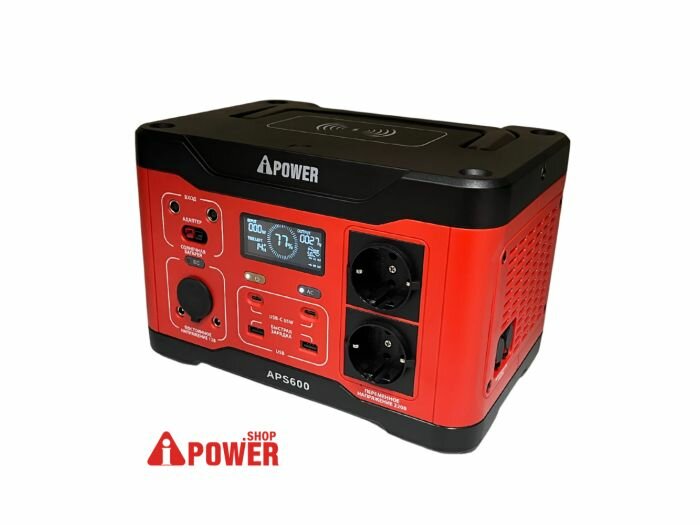 Аккумуляторная портативная электростанция A-iPower APS600 - фотография № 2