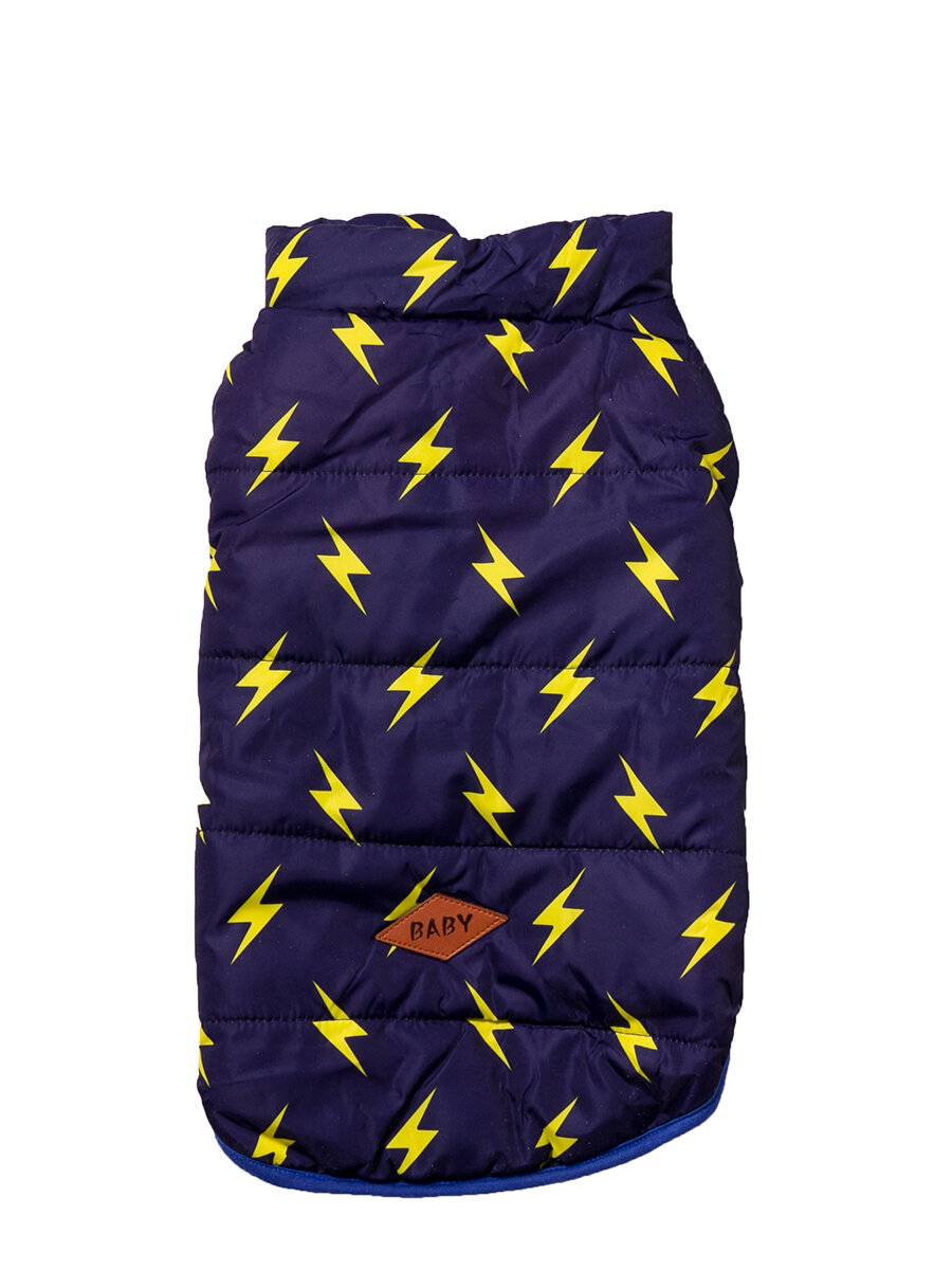 фото Безрукавка для собак, "Не Один Дома" Lightning, темно-синий, L