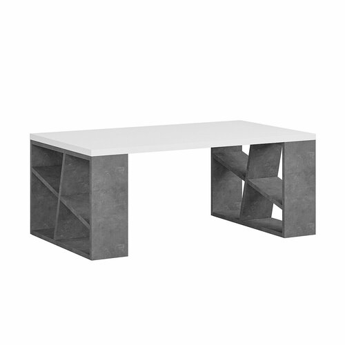 Журнальный LaRedoute Журнальный стол HONEY COFFEE TABLE RETRO GRAY единый размер серый