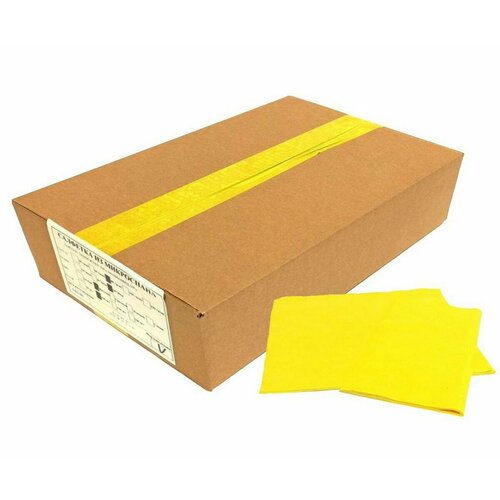 Материал протирочный нетканый Микроспан МС80-24 желтый 40см 100л/уп