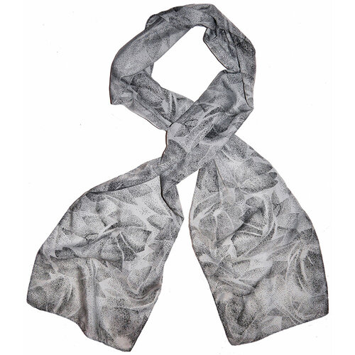 фото Шарф vista,175х45 см, голубой, серый