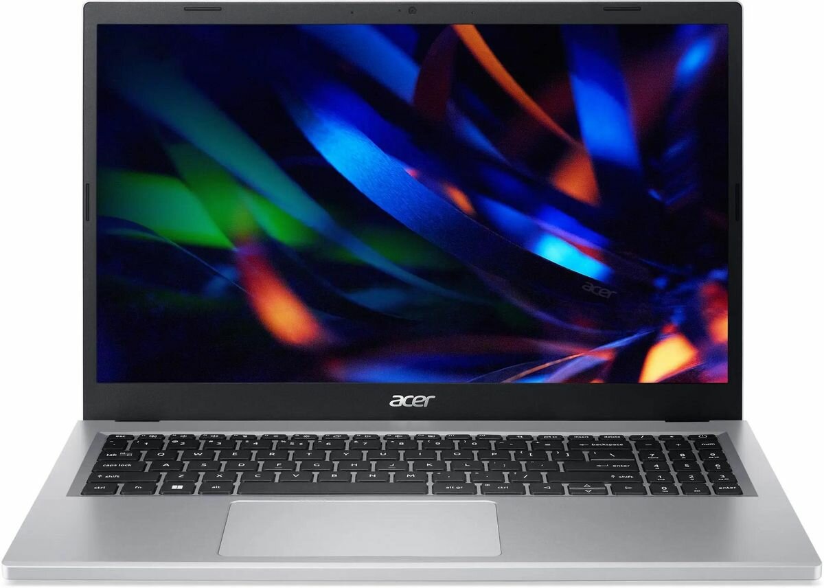 Ноутбук Acer Extensa 15 EX215-33-C8MP, 15.6", IPS, Intel N100 0.8ГГц, 4-ядерный, 8ГБ LPDDR5, 256ГБ SSD, Intel HD Graphics , без операционной системы, серебристый [nx. eh6cd.009]