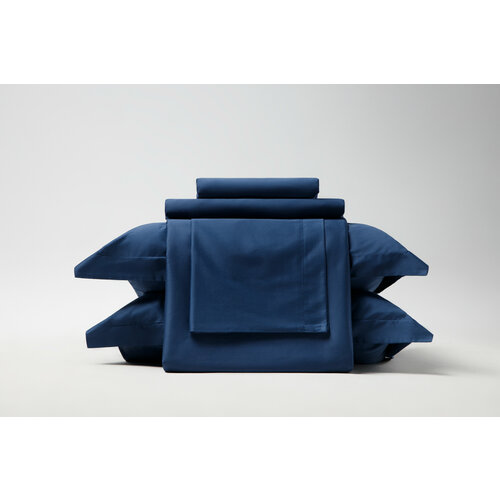 Комплект постельного белья RELOVE, Dark blue, 2-спальный, Сатин
