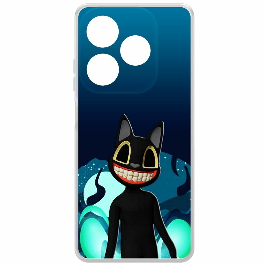 Чехол-накладка Krutoff Clear Case Хаги Ваги - Картун Кэт для INFINIX Smart 8 Plus