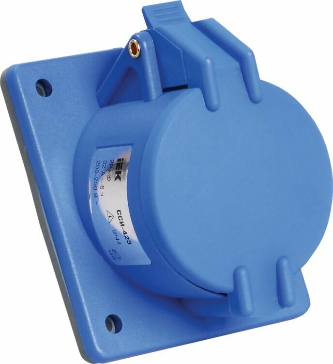 фото Розетка панельная 2P+E 32A IP44 423 MAGNUM ИЭК