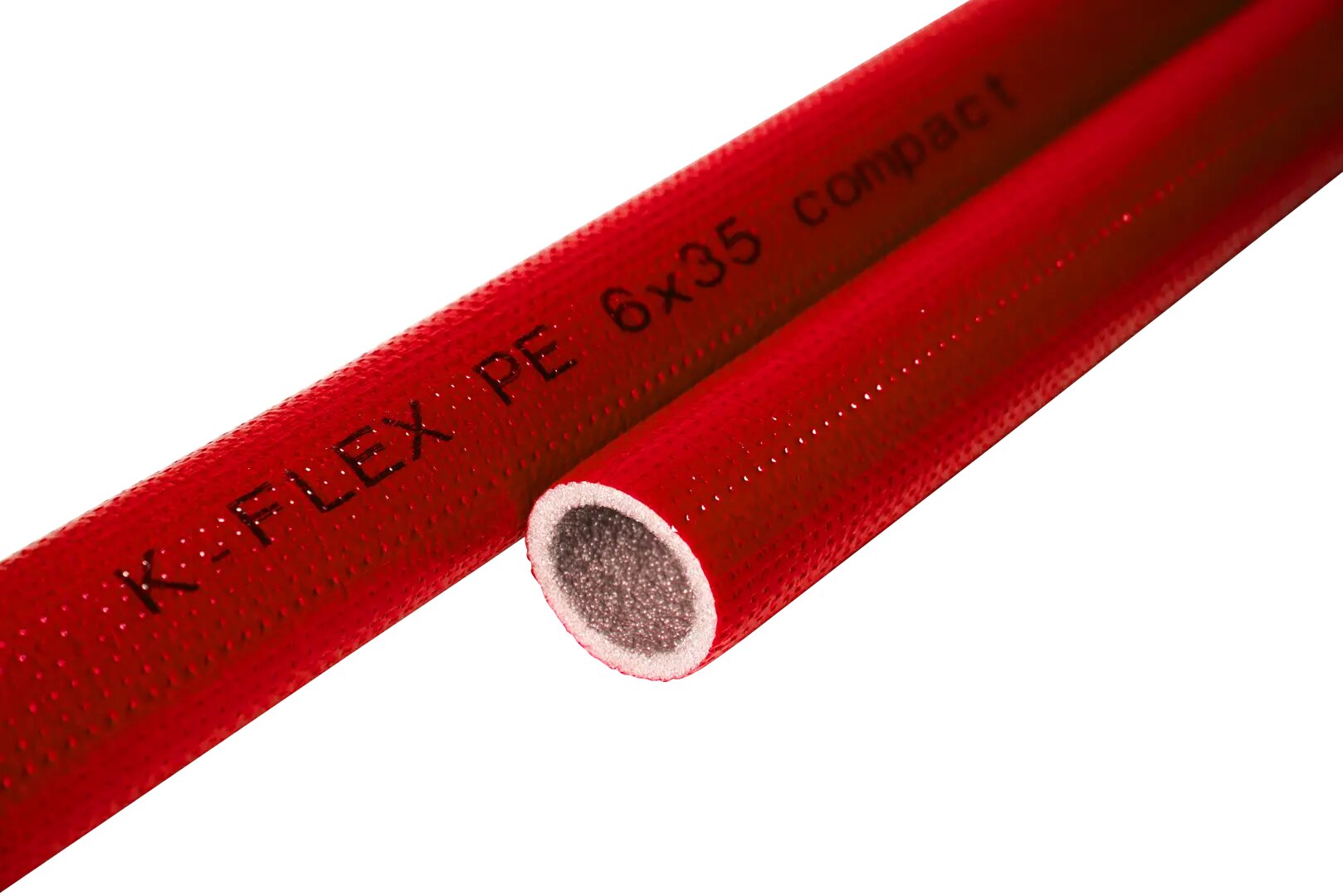 Изоляция для труб K-Flex Compact 18 мм 200 см каучук цвет красный - фотография № 2