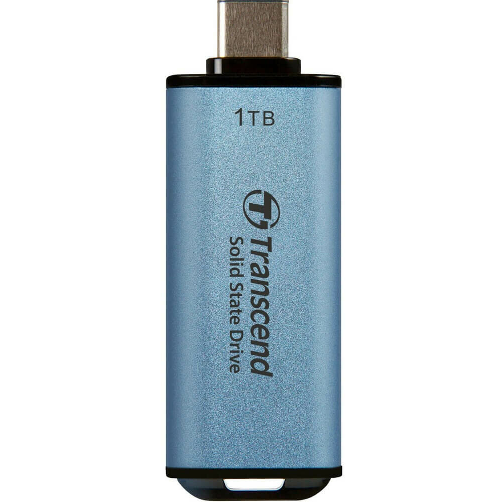 Внешний жесткий диск 1TB Transcend ESD300 TS1TESD300C голубой USB-C - фото №4