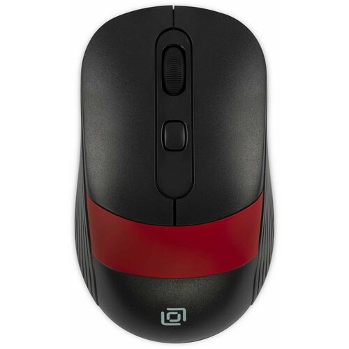 Мышь Oklick 310MW оптическая беспроводная USB черный и красный 1869093 122900₽