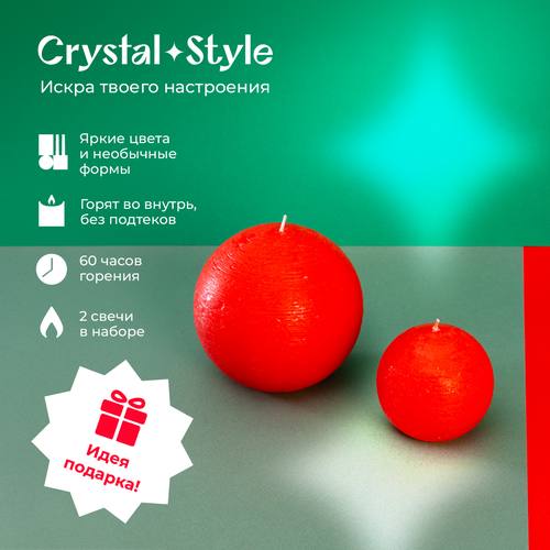 Набор декоративных свечей Crystal Trees 