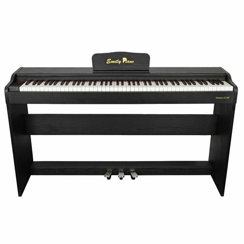 Цифровое фортепиано EMILY PIANO D-51 BK (Корпусное с педалями) emily piano d 51 bk цифровое пианино