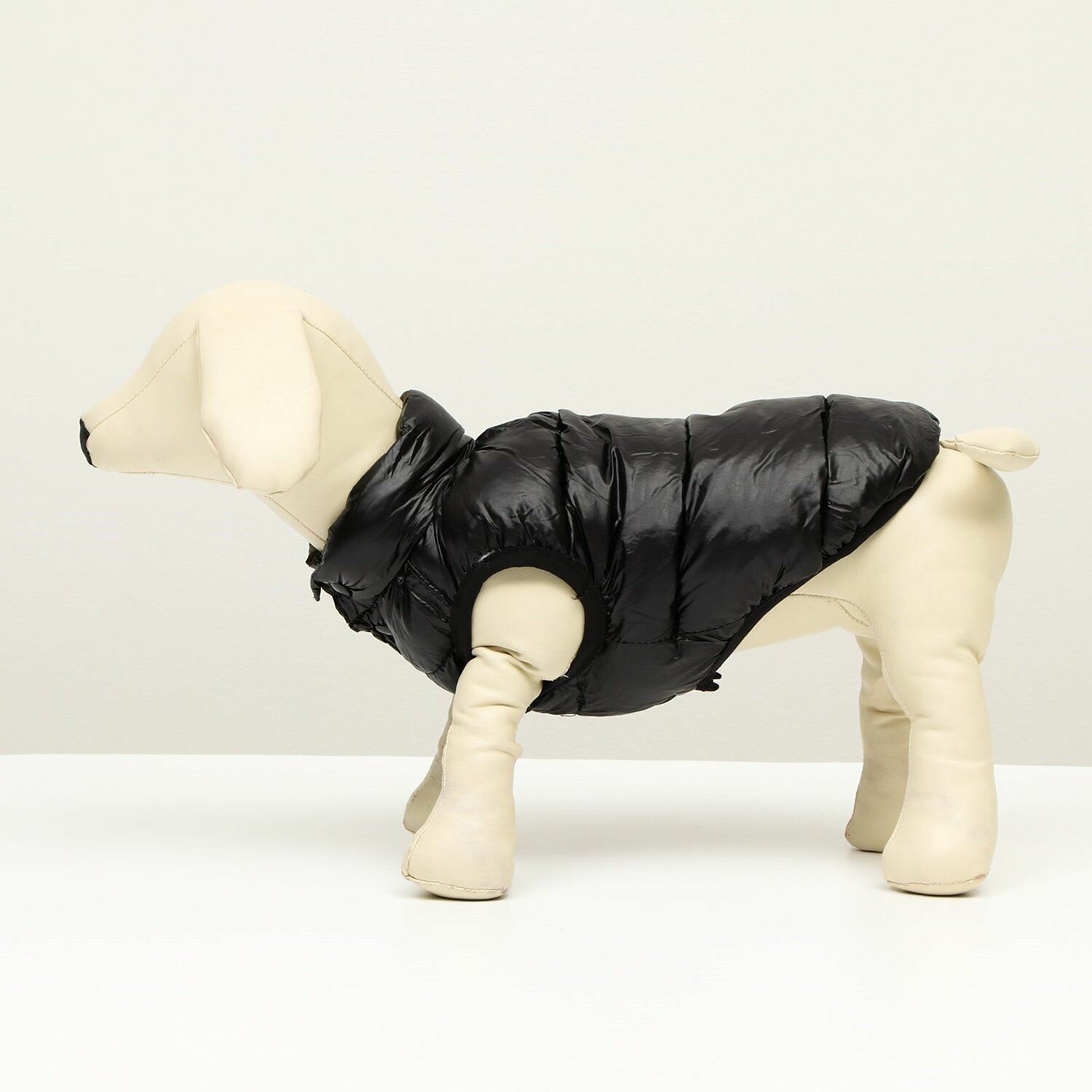 Куртка для собак Sima-Land двухсторонняя чёрная - фотография № 4