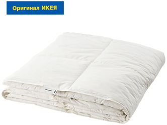 Одеяло пуховое IKEA FJALLARNIKA / икея фьелларника, 240x220 см, теплое