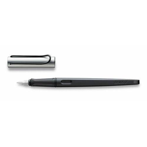 Перьевая ручка LAMY joy, 1,1 мм, черно-серебристый