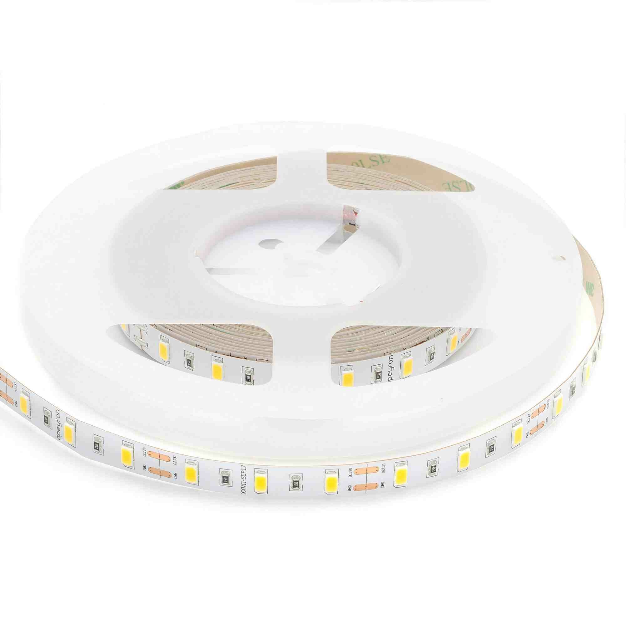 Светодиодная лента Apeyron 9,6W/m 60LED/m 5630SMD теплый белый 3M - фото №10