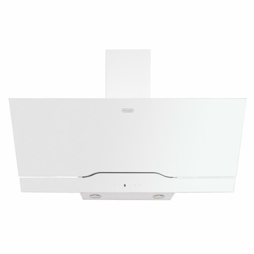 Наклонная стеклянная кухонная вытяжка DeLonghi Linea 915 BB 90 см белая 29099₽