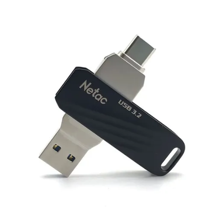 Флеш-накопитель USB 3.2 64 GB Netac US11 Dual (USB 3.2+ Type C)