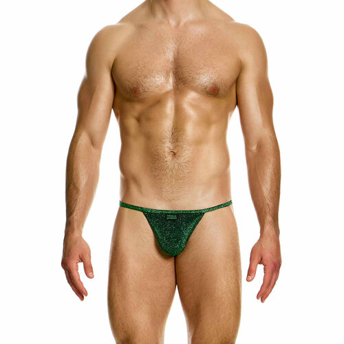 Трусы MODUS VIVENDI Glitter Tanga Brief, размер S, зеленый