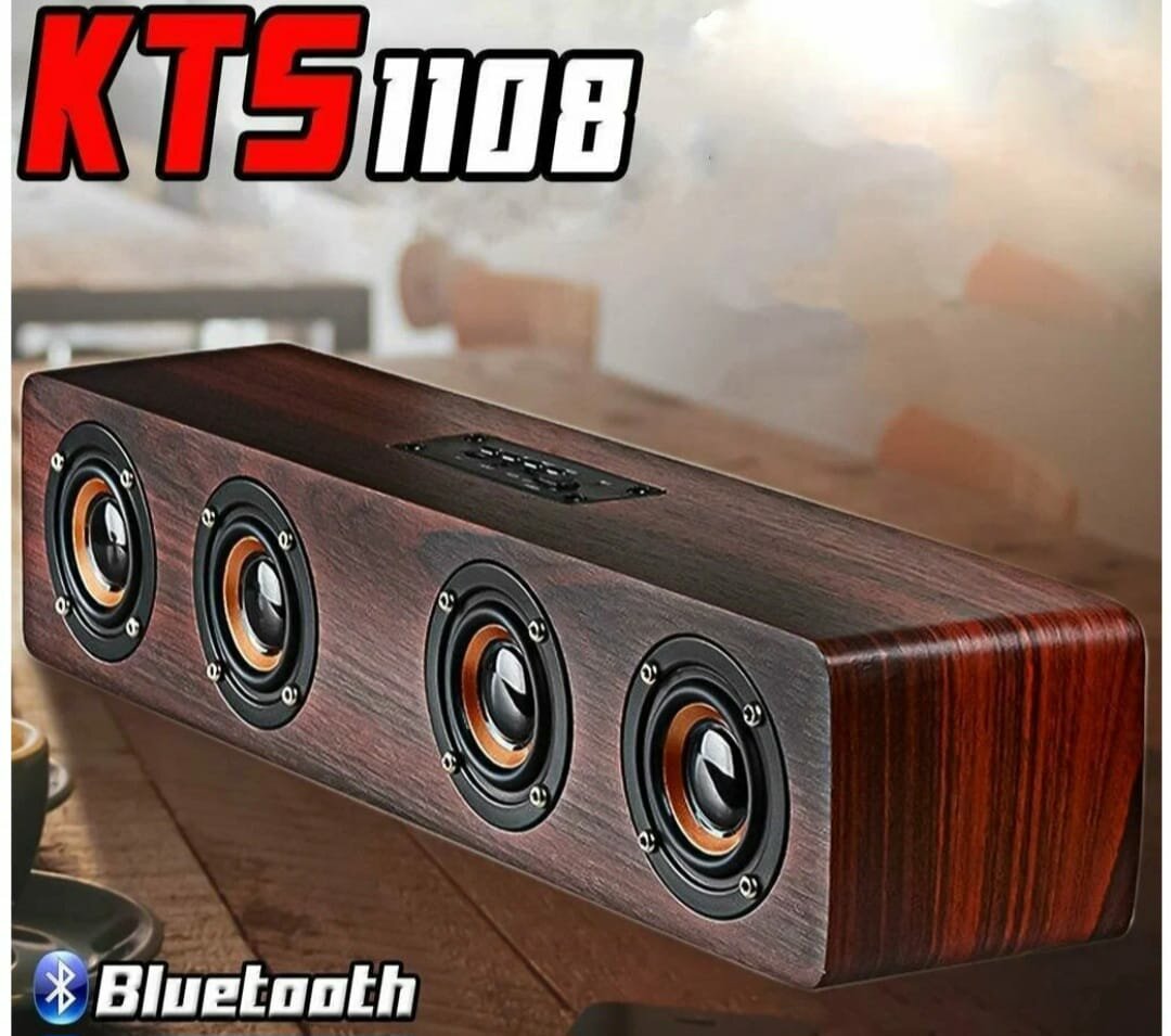 Колонка переносная Bluetooth FM-радио USB плеер KTS-11080 Орбита