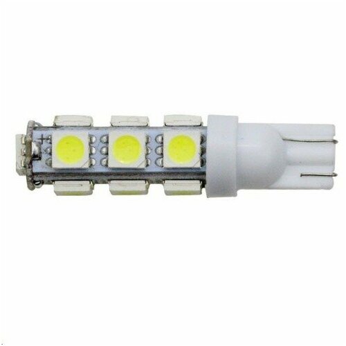 Лампа габарит. 12V W5W T10 13 SMD без цок. W2.1x9.5d