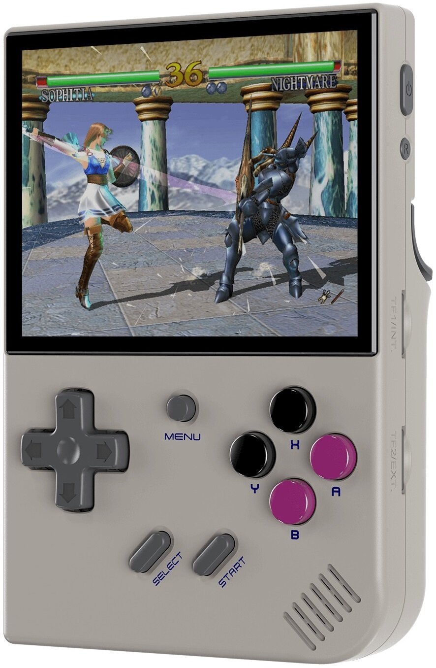 Портативная игровая приставка Anbernic RG35XX Plus 64gb, Gray