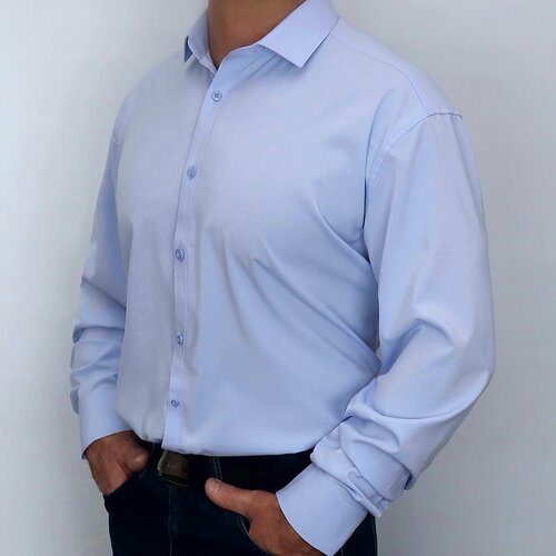 фото Рубашка bossado, размер 4xl, голубой