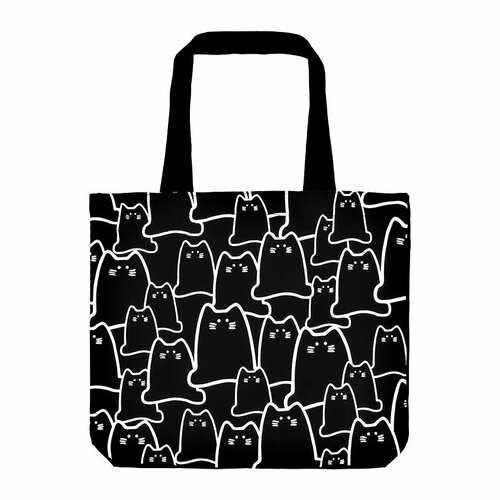 Сумка шоппер Lady Pink фактура гладкая черный 493₽