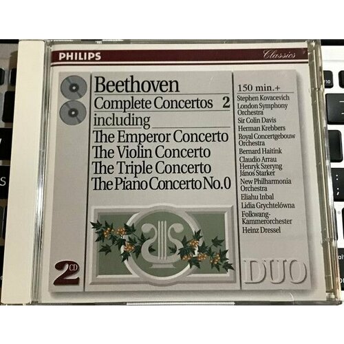 audio cd ludwig van beethoven complete beethoven edition vol 2 concertos Audio CD Beethoven: Complete Concertos, Vol.2. (2 CD)