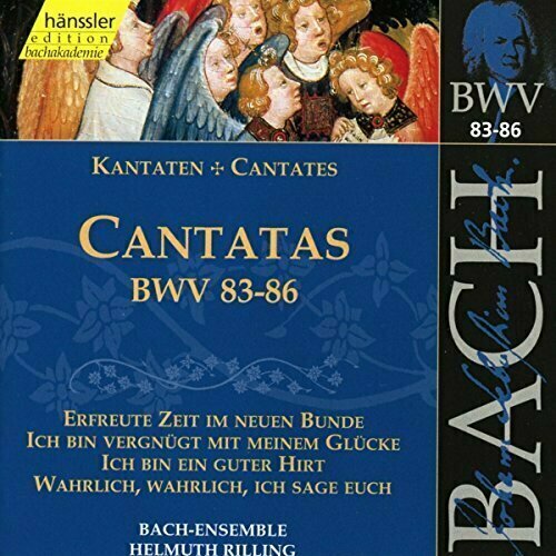 AUDIO CD BACH, J.S: Cantatas, BWV 83-86 audio cd bach j s cantatas bwv 109 111