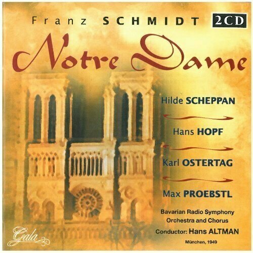 AUDIO CD Schmidt, F: Notre Dame