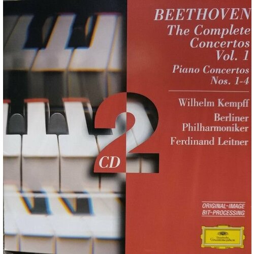 Audio CD BEETHOVEN: Klavierkonz. Nos. 1-4. Kempff (2 CD) audio cd kempff klavierbearbeitungen 1 cd