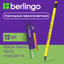 Berlingo Набор чернографитных карандашей Flexy Neon HB, 12 шт. (BP00880)