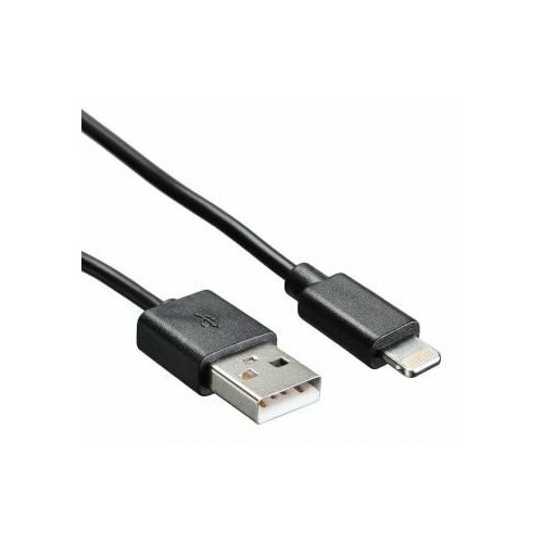 Кабель Buro USB (m)-Lightning (m) 1.2м черный кабель buro lightning m micro usb m usb m 1м белый [bhp lght mcr]