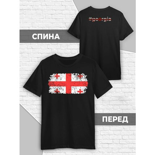 фото Футболка, размер 2xl (52-54), черный printech