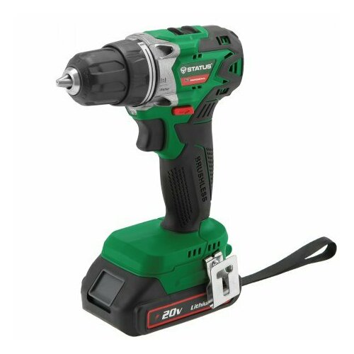 Дрель-шуруповерт аккумуляторная STATUS CTW 20-2li 20 В 2 Ач 48 Нм бесщеточный двигатель акк UniOne 1039000₽