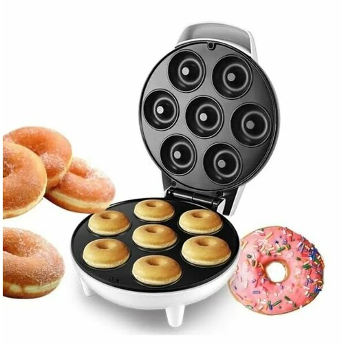 Donut maker прибор для выпечки мини пончиков форма для пончиков электрическая вафельница 229900₽