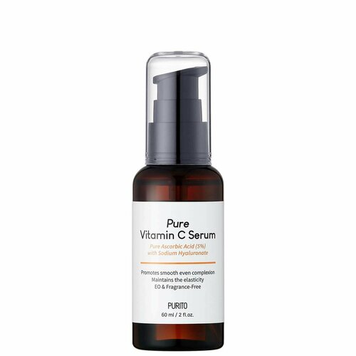 Purito Pure Vitamin C Serum Высококонцентрированная сыворотка для лица с витамином С, 60 мл сыворотка для лица purito высококонцентрированный серум с витамином с pure vitamin c serum